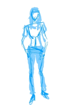 standing sketch 3