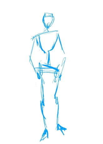 standing sketch 4